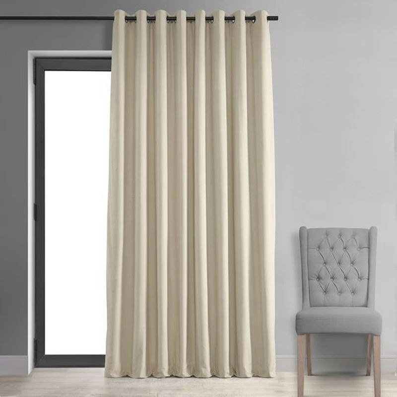 پرده مدل پانچ مخمل هازان سایز280×300 سانتی  متر